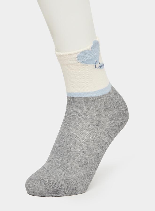 ستايلي طقم 5 جوارب كاحل مضلعة - Image 4